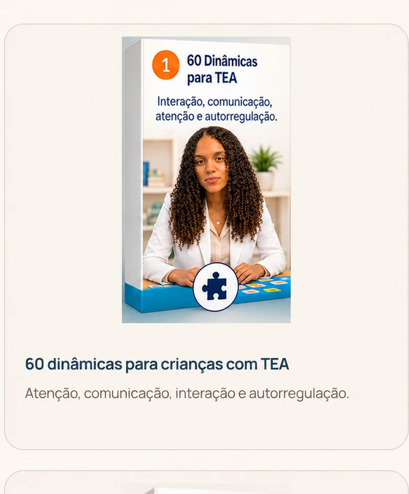 60 dinâmicas para crianças com TEA